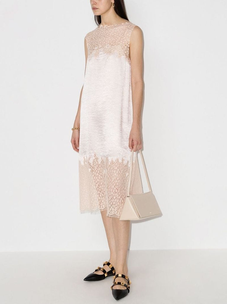 Lace Panel Shift Dress