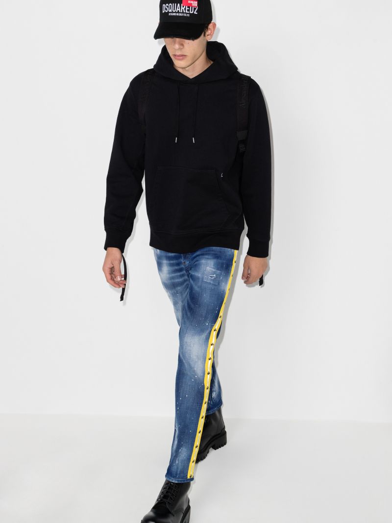 Skater Side Tape Slim Leg Jeans