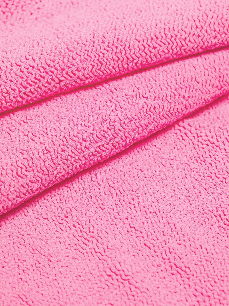 Pink Tank Crinkle Mini Dress