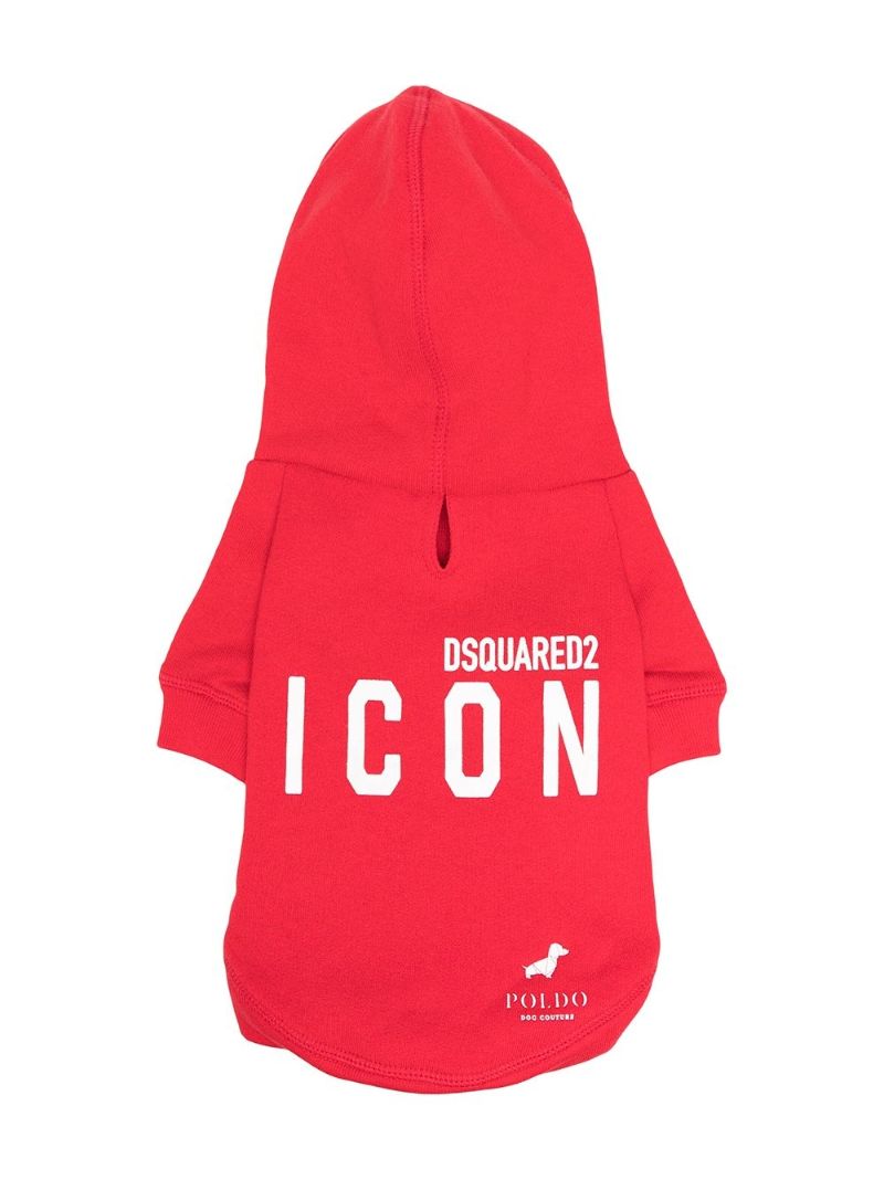 Red Icon Pet Hoodie