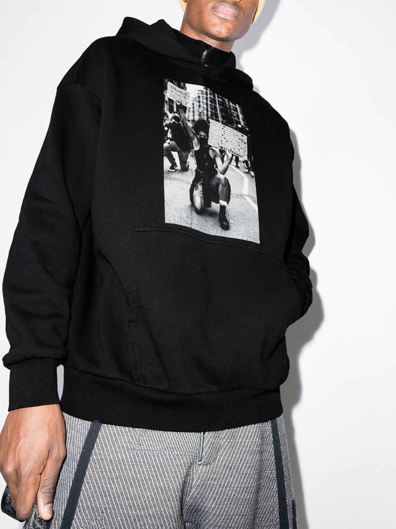 Kneel Print Hoodie