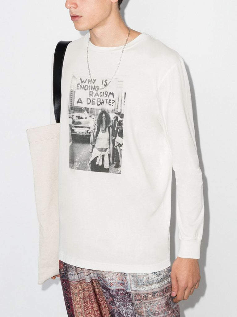 Protests Print Long Sleeve T-shirt