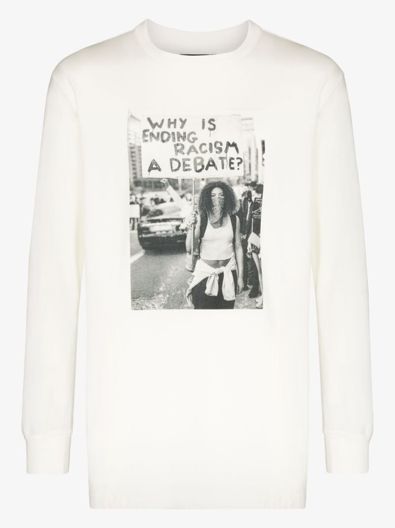 Protests Print Long Sleeve T-shirt