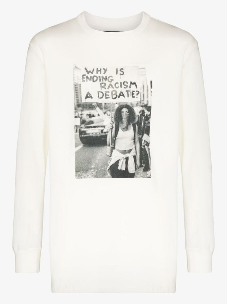 Protests Print Long Sleeve T-shirt