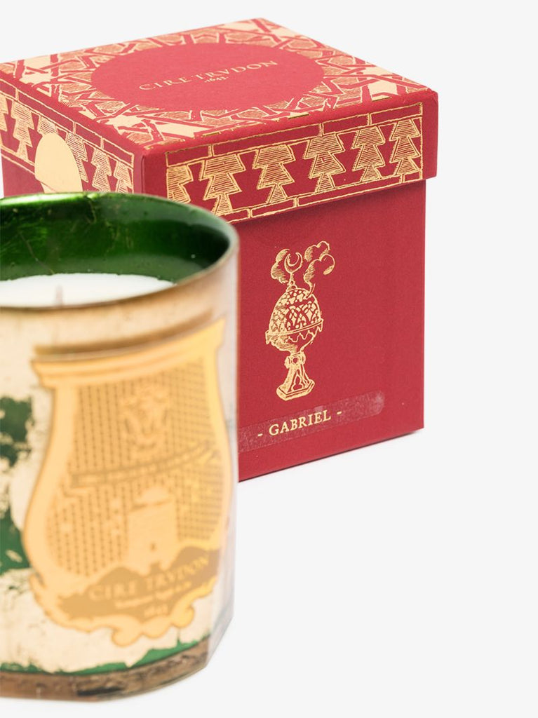Gold and Green Gabriel Candle