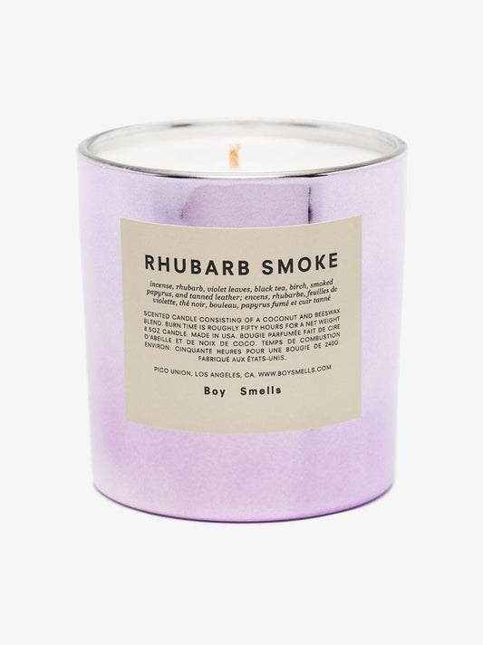 Purple Rhubarb Smoke Candle