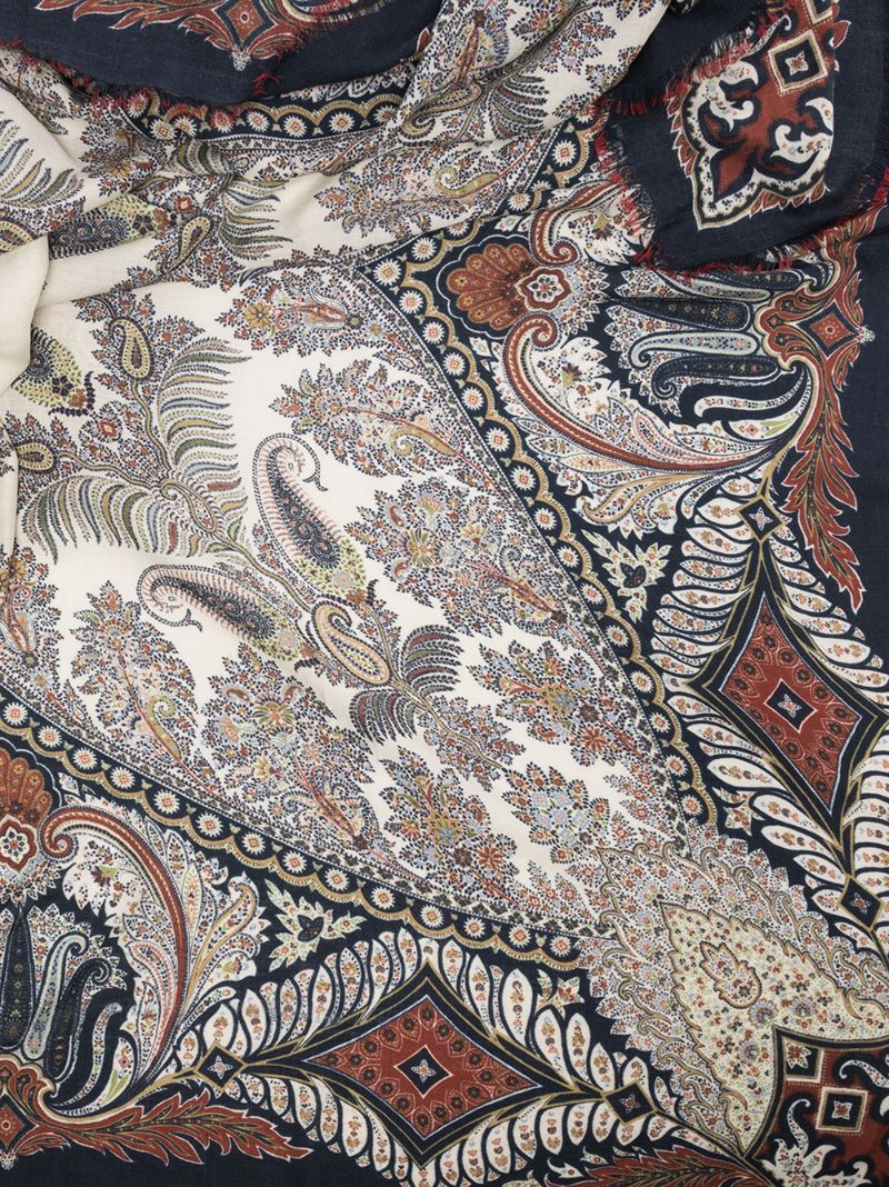 Neutral Bombay Scarf