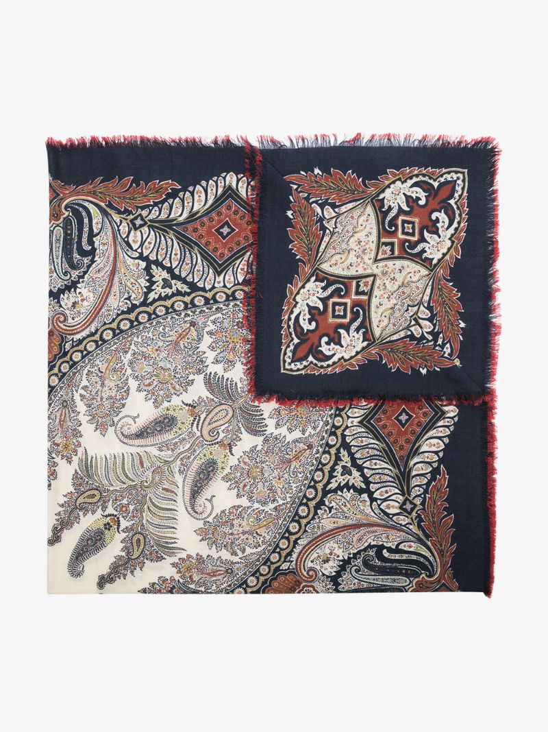 Neutral Bombay Scarf