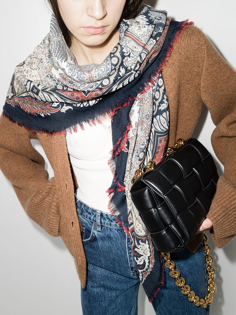 Neutral Bombay Scarf