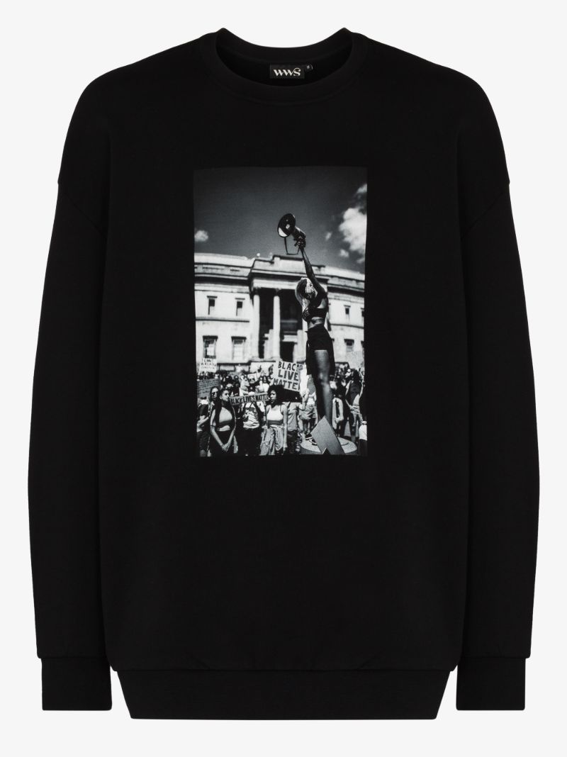 Megaphone Printed Sweatshirt