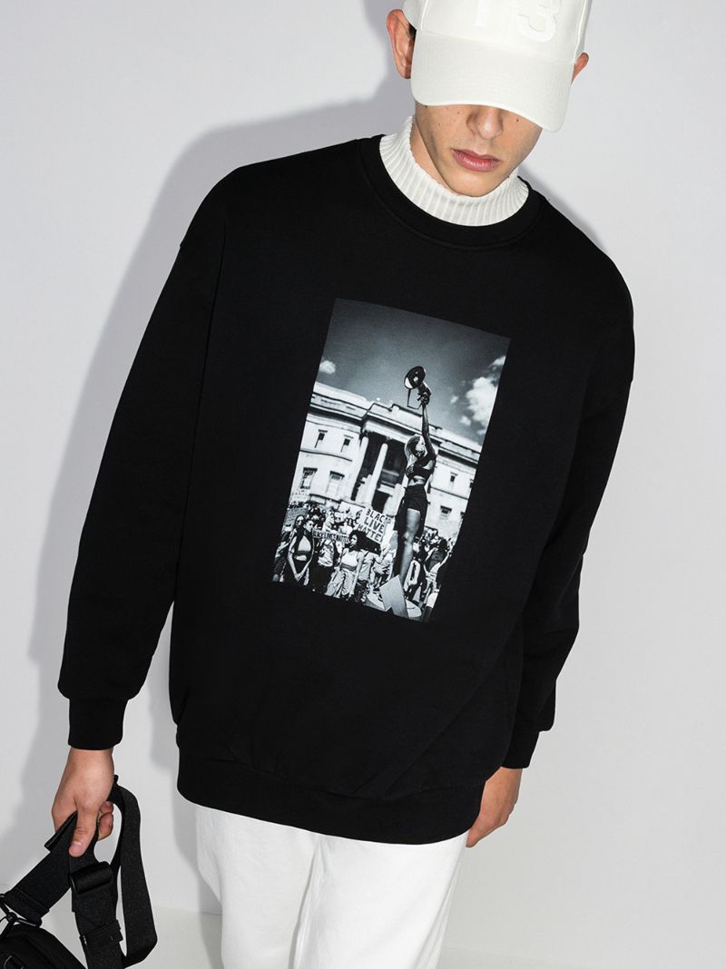 Megaphone Printed Sweatshirt
