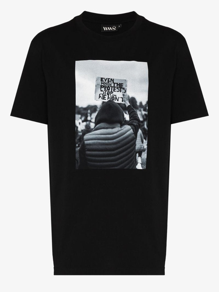 Protests Print Short Sleeve T-shirt