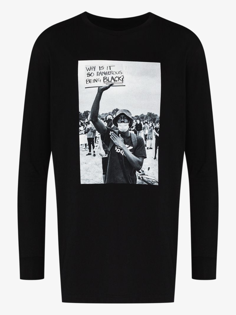 Protests Print Long Sleeve T-shirt