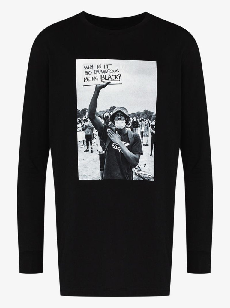 Protests Print Long Sleeve T-shirt