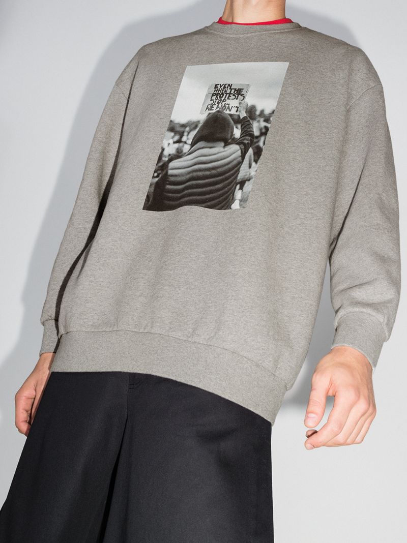 Protests Print Sweatshirt
