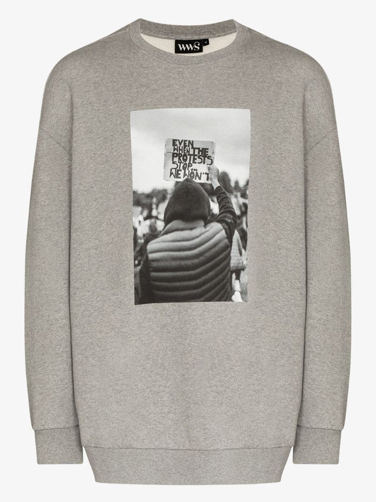 Protests Print Sweatshirt