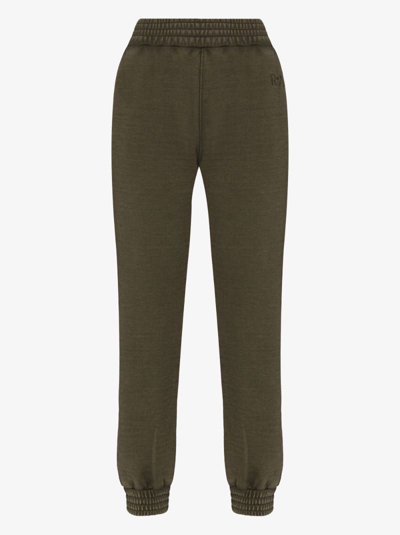 Washed Cotton Track Pants