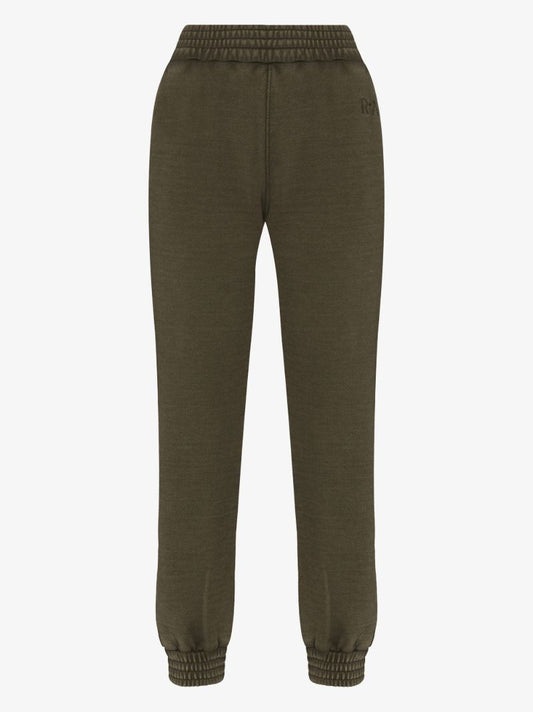 Washed Cotton Track Pants