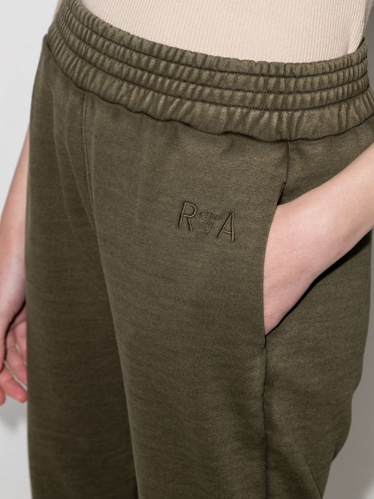 Washed Cotton Track Pants