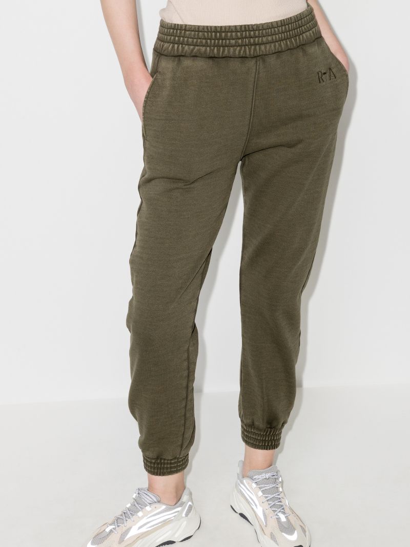 Washed Cotton Track Pants