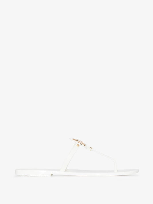 White Mini Miller Sandals