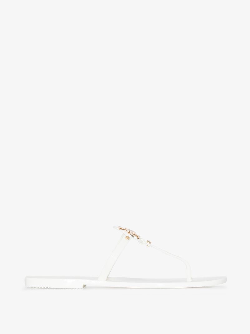 White Mini Miller Sandals