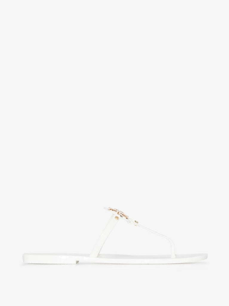 White Mini Miller Sandals