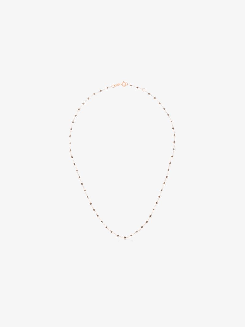18k Rose Gold Classic Gigi Beaded Necklace