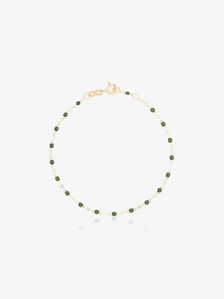 18k Yellow Gold Classic Gigi 17 Cm Beaded Bracelet