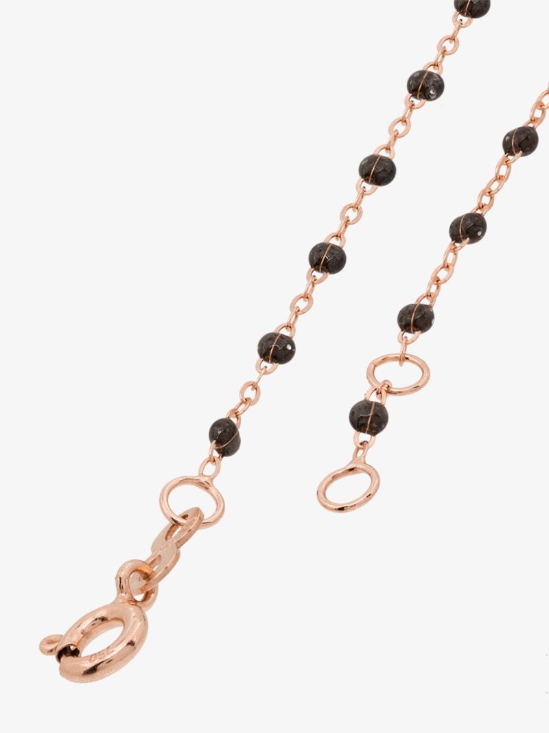 18k Rose Gold Classic Gigi 17 Cm Beaded Bracelet