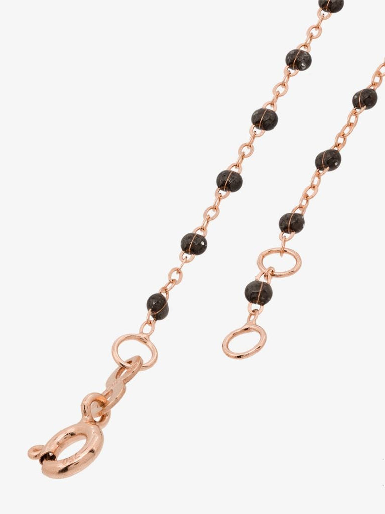18k Rose Gold Classic Gigi 17 Cm Beaded Bracelet