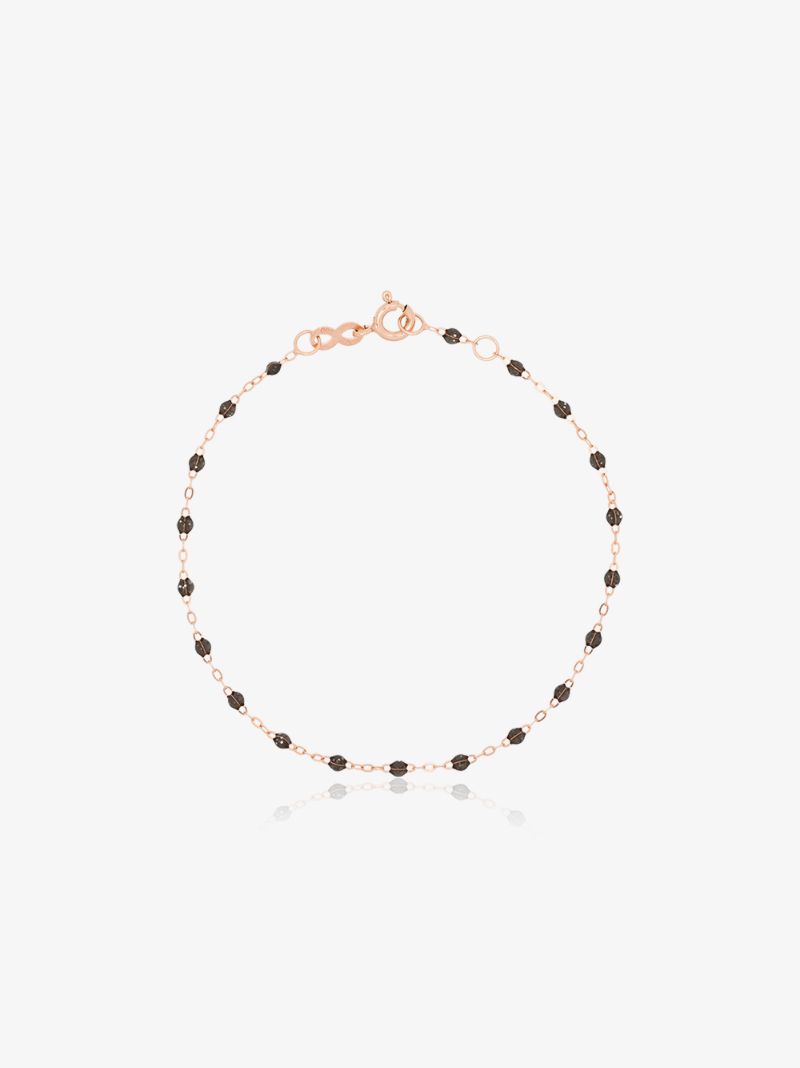 18k Rose Gold Classic Gigi 17 Cm Beaded Bracelet