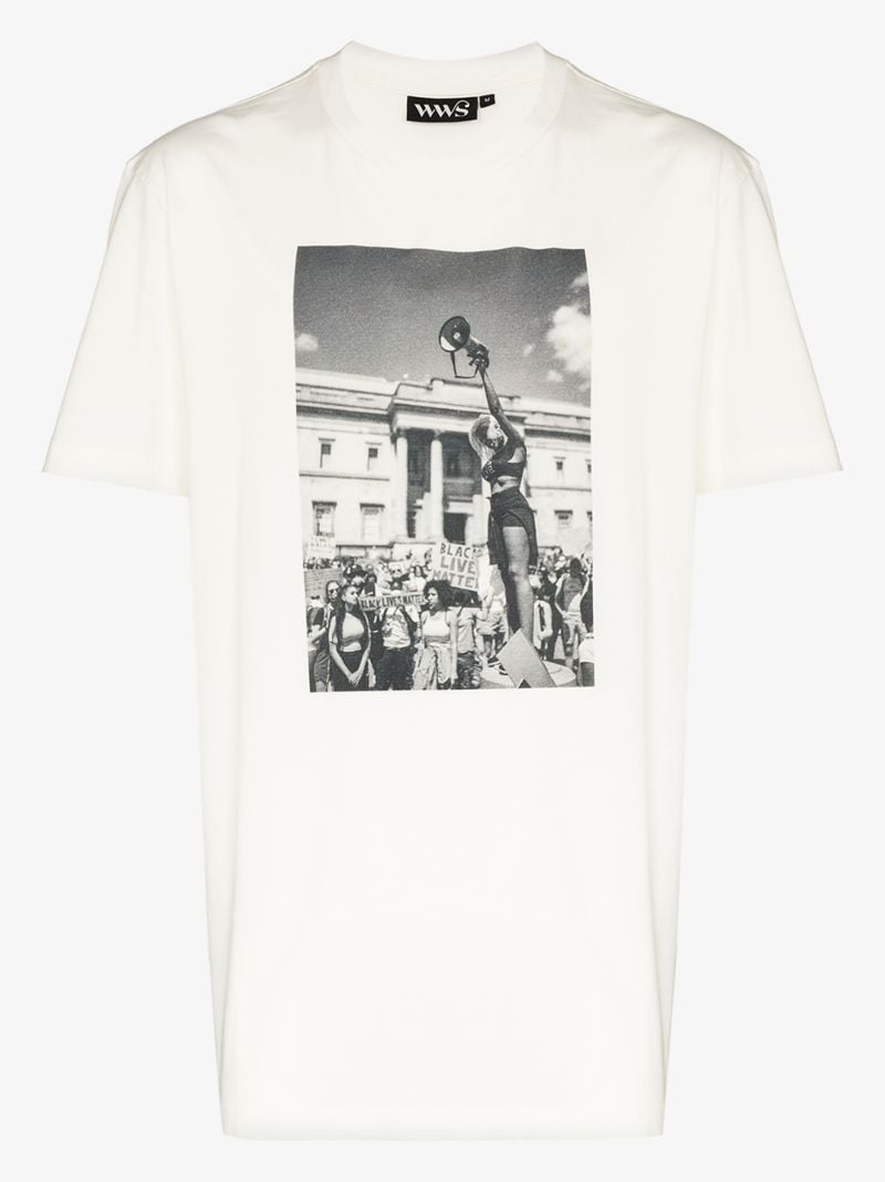 Megaphone Print T-shirt