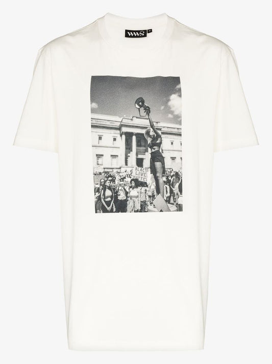 Megaphone Print T-shirt