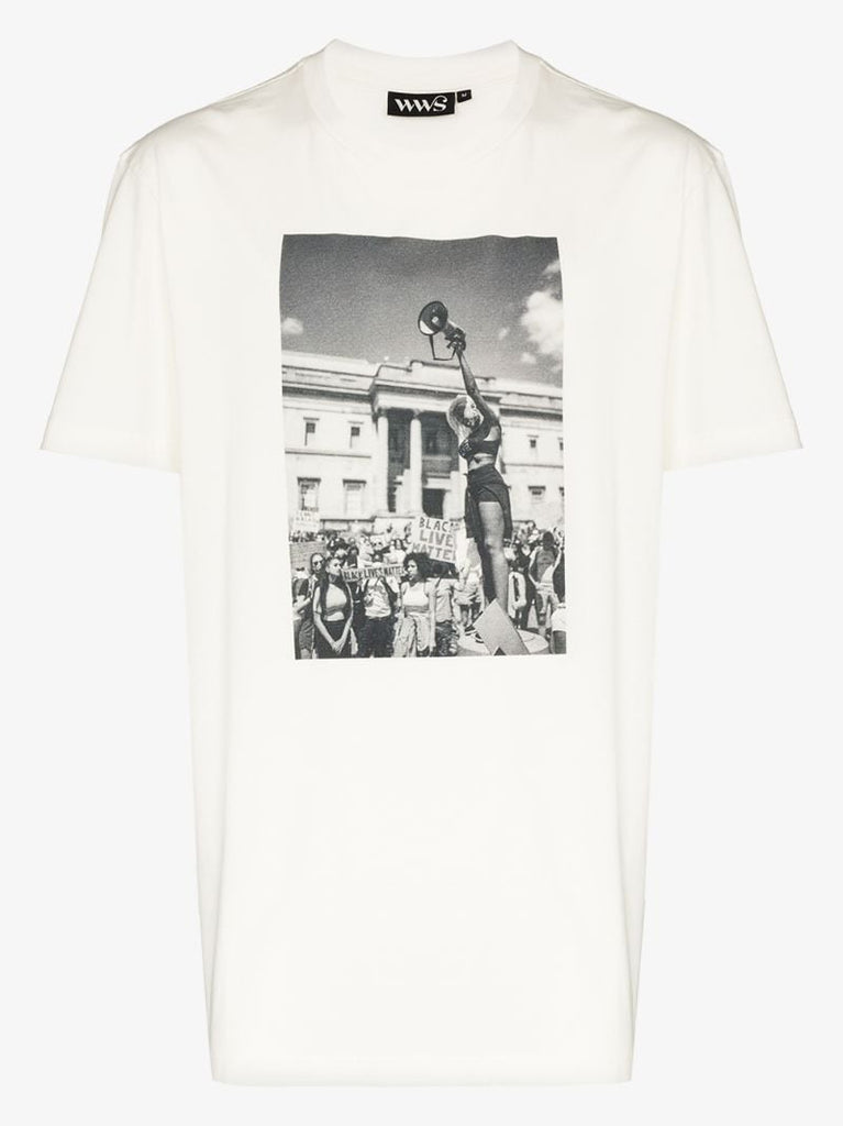 Megaphone Print T-shirt