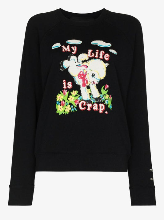 X Magda Archer My Life Is Crap Sweatshirt