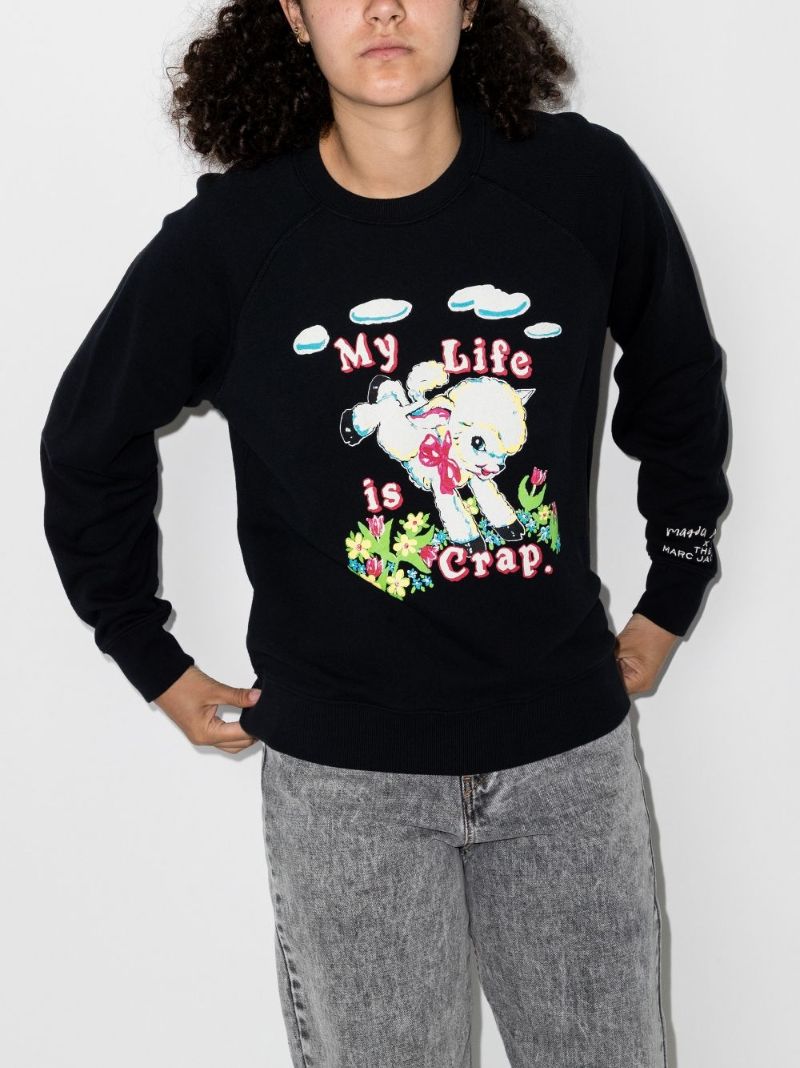 X Magda Archer My Life Is Crap Sweatshirt