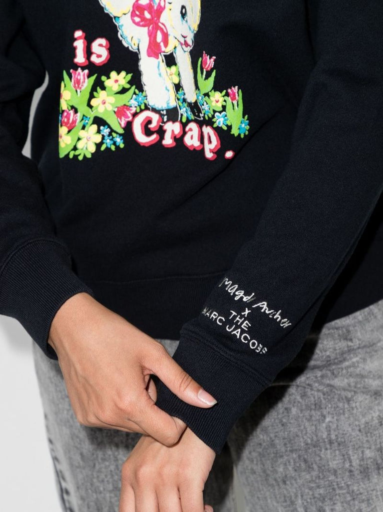X Magda Archer My Life Is Crap Sweatshirt