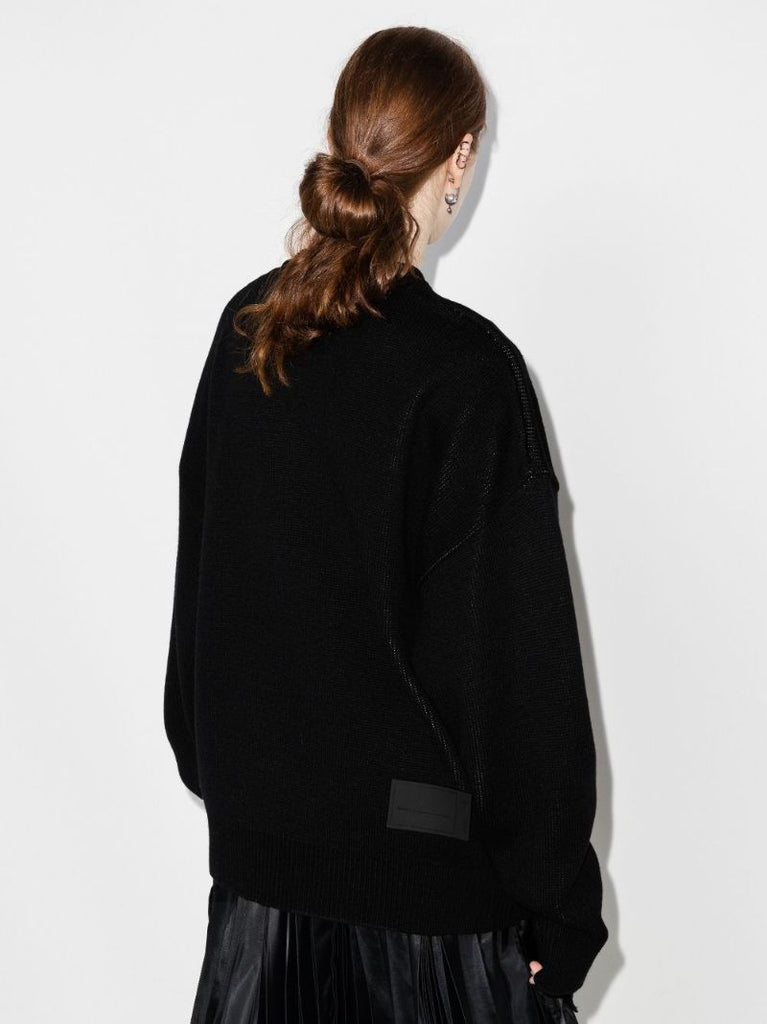 Logo-intarsia Crew-neck Jumper