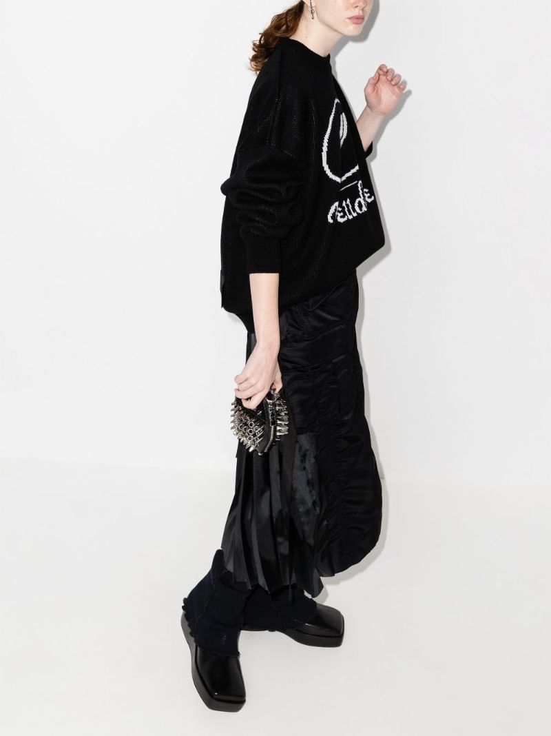 Logo-intarsia Crew-neck Jumper