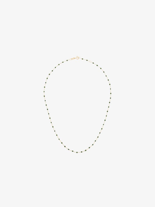 18k Yellow Gold Classic Gigi 42 Cm Beaded Necklace