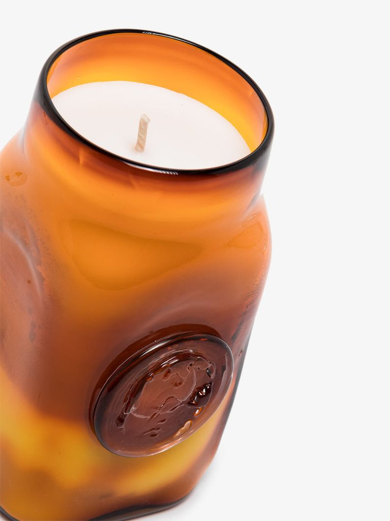 Brown and White Pablo Candle