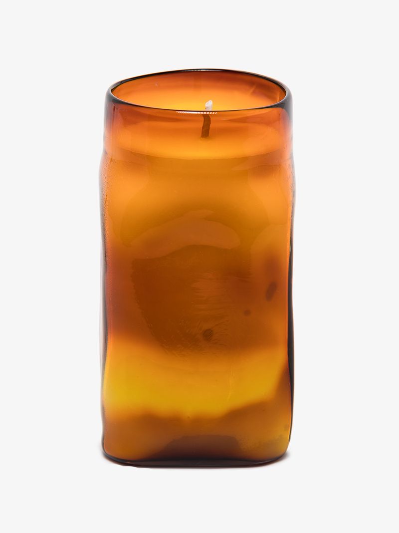 Brown and White Pablo Candle
