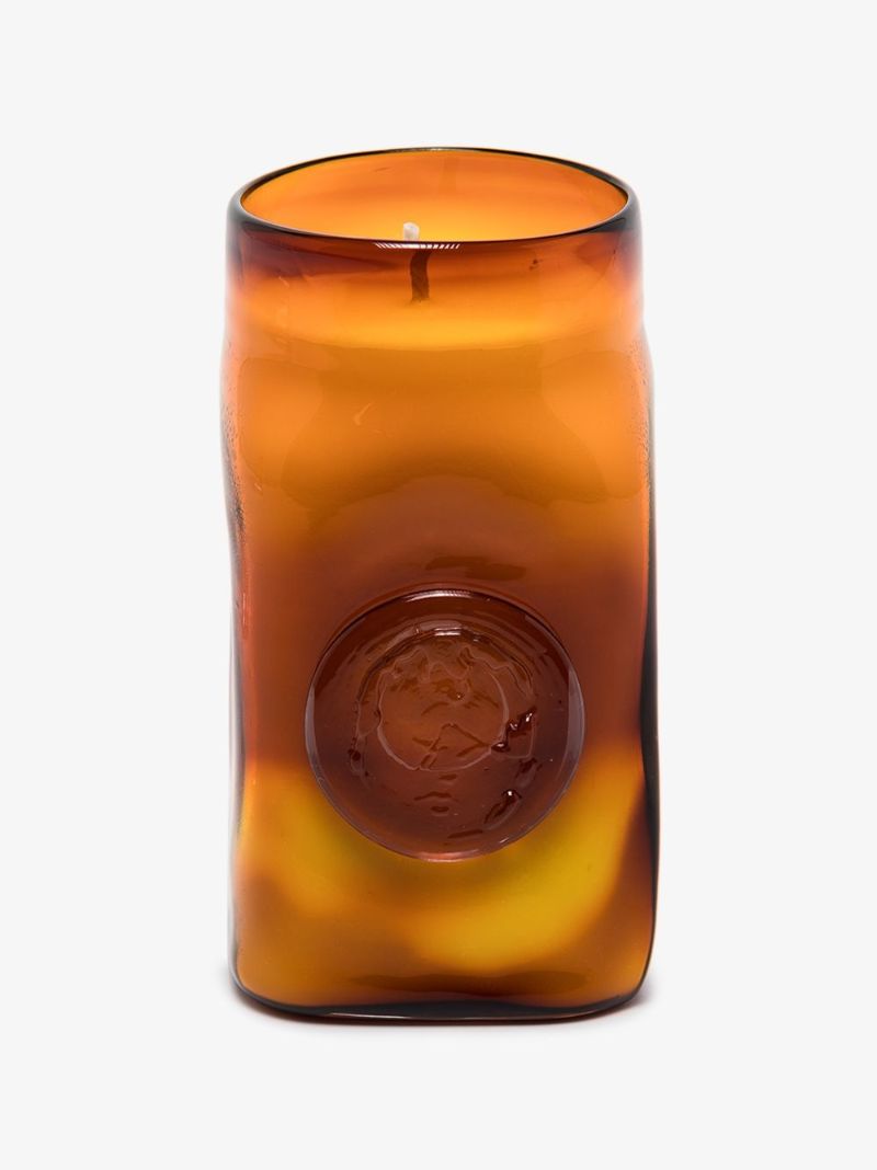 Brown and White Pablo Candle