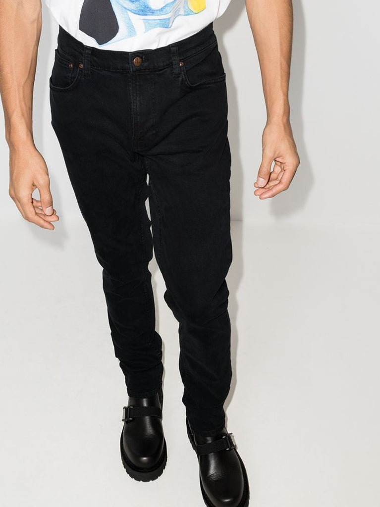 Black Lean Dean Slim-leg Jeans