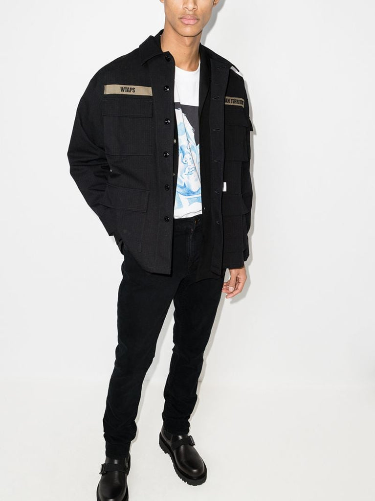 Black Lean Dean Slim-leg Jeans