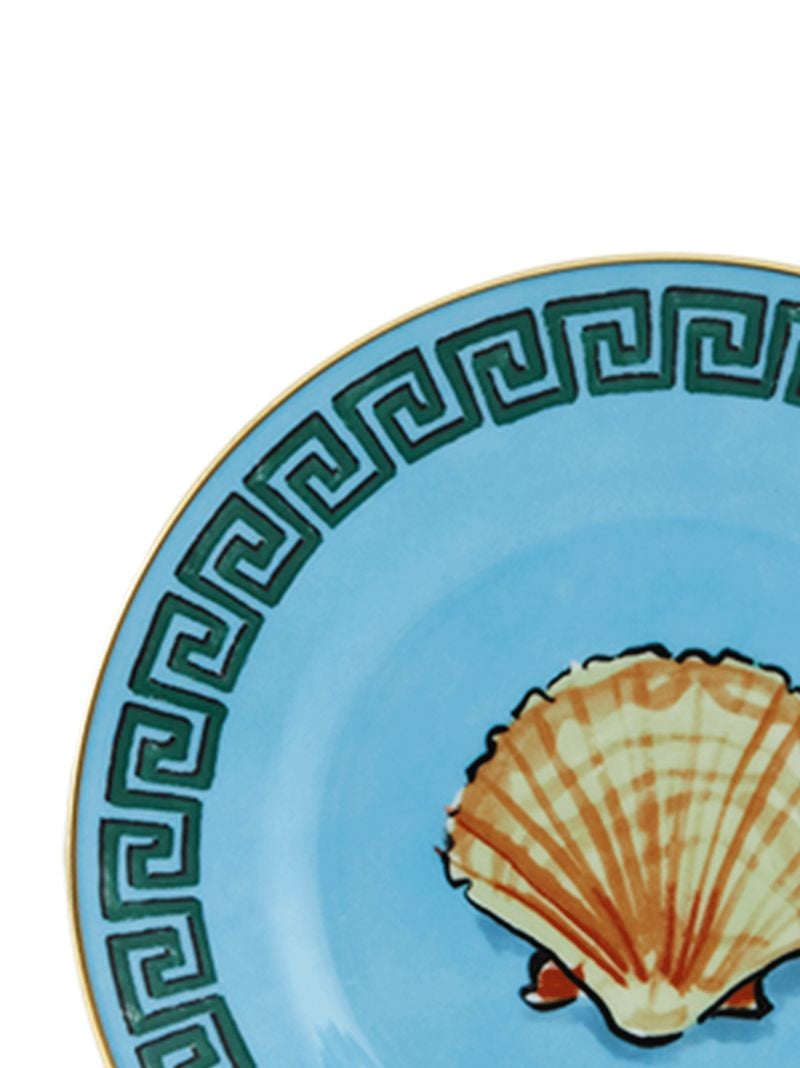 Multicolour Il Viaggio Di Nettuno Bread Plates Set