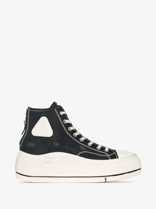Black Flatform High Top Sneakers