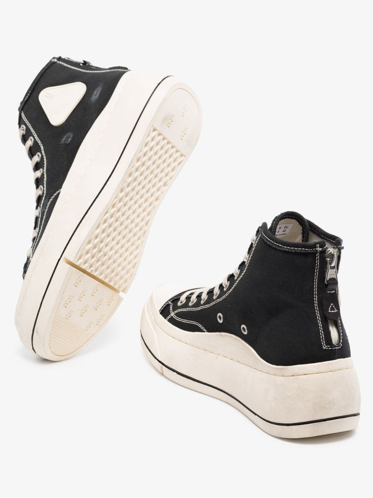 Black Flatform High Top Sneakers