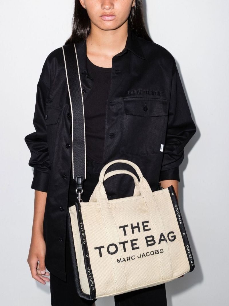 Neutral the Jacquard Small Tote Bag